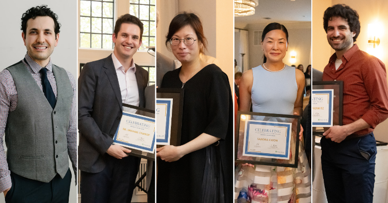  Left to right: Dr. Robert Bobotsis, Dr. Michael Chaikof, Ling Ho, Sandra Kwon and Dr. Ariel Lefkowitz