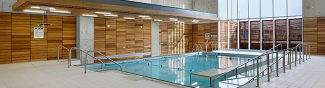 Therapy pool at St. John's Rehab